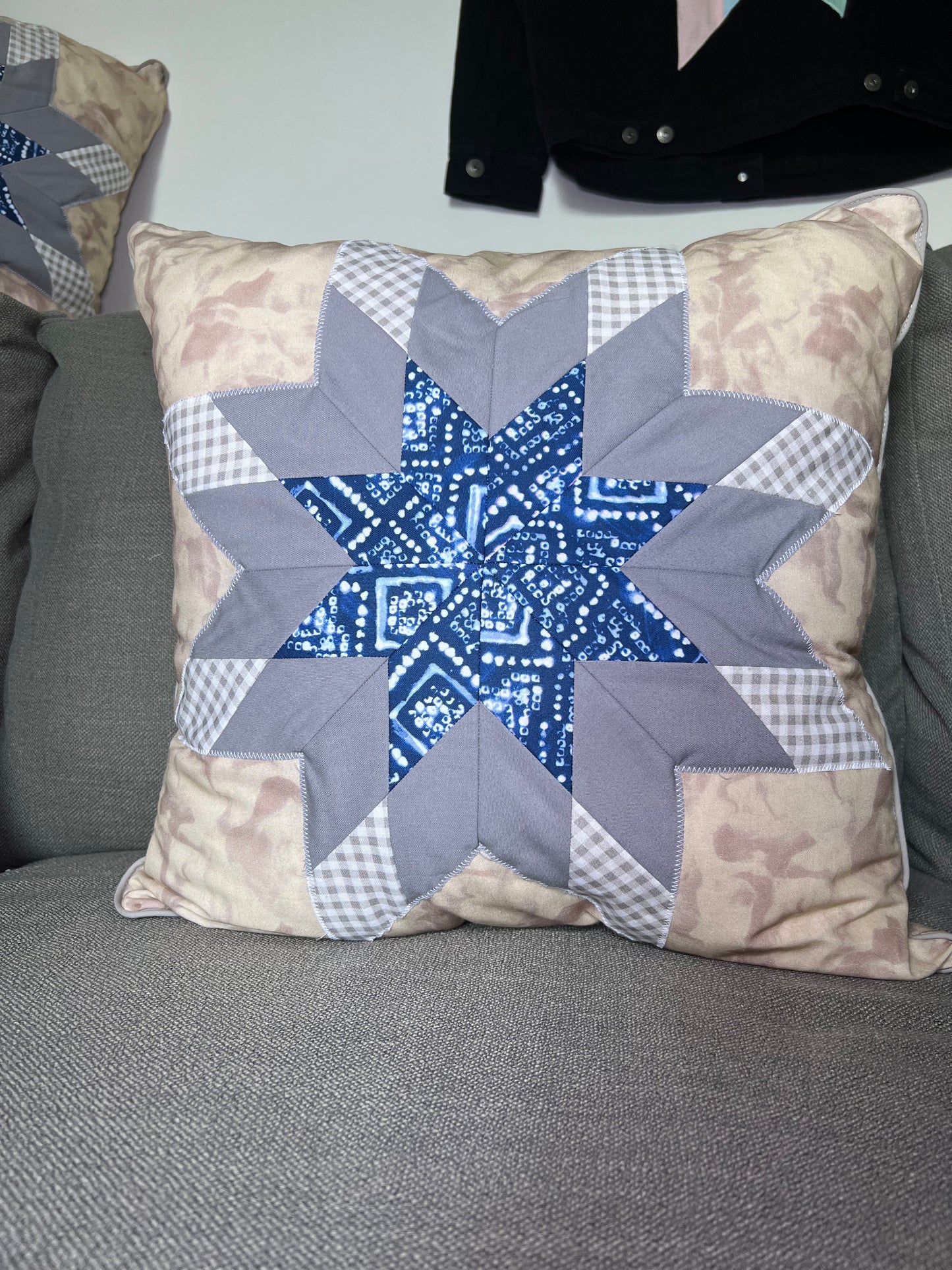 Blue Star Pillows